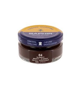Cirage crème surfine pommadier 50ml saphir marron