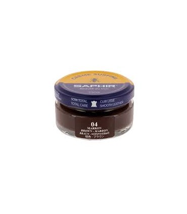 Cirage crème surfine pommadier 50ml saphir marron