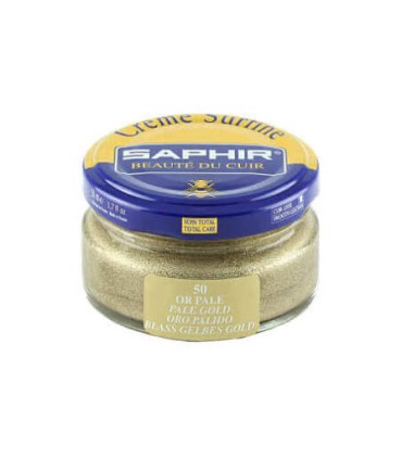 Cirage crème surfine pommadier 50ml saphir or pâle