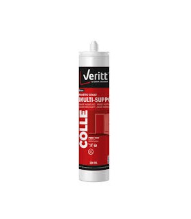 Mastic colle blanche multi matériaux cartouche 280ml Veritt