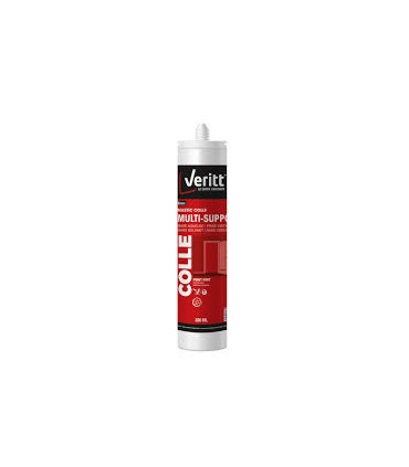 Mastic colle blanche multi matériaux cartouche 280ml Veritt