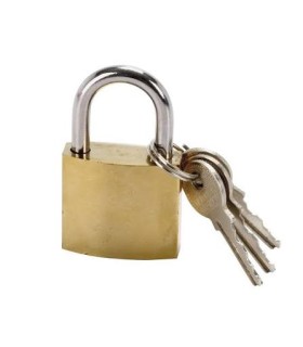 Cadenas à clef 45mm anse h.29mm d.7mm